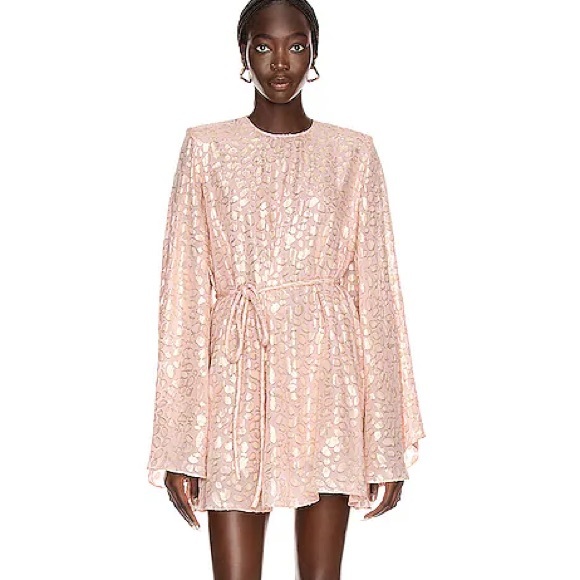 STELLA McCARTNEY Delia Long Sleeve Mini Dress Sz 38